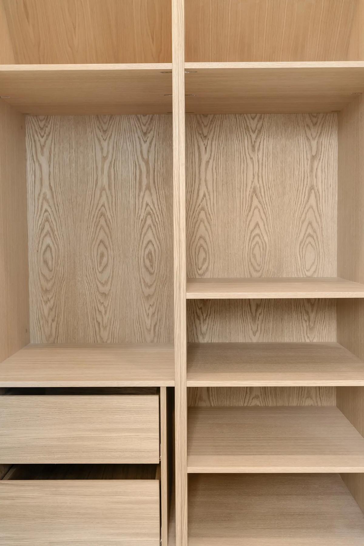 Wardrobe interior detail